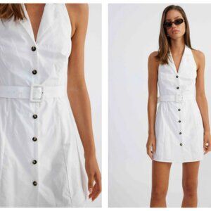 SOLD OUT - SNDYS CONSTANCE MINI DRESS White Size Medium Revolve Zara Mango